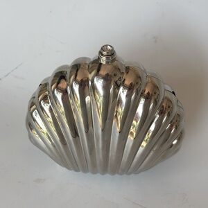 Sasha Silver Hard Case Evening Bag